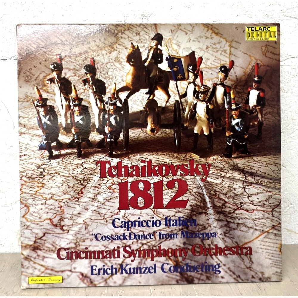Tchaikovsky 1812 Overture LP Telarc Erich Kunzel Cincinnati Symphony DG-10041 - Picture 1 of 7